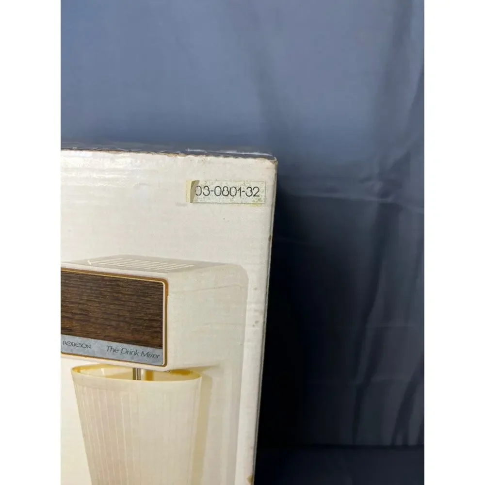 Vintage Robeson Drink Maker NOS In Box